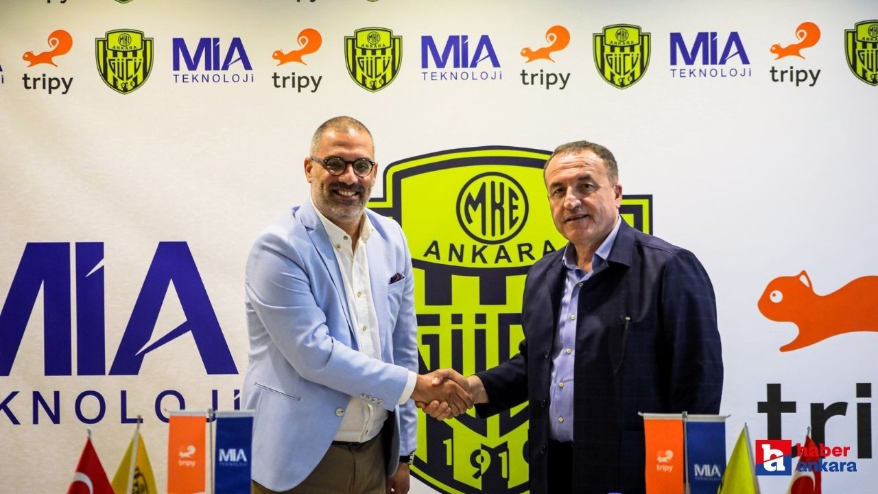 MKE Ankaragücü, MİA Teknoloji ve Tripy Mobility ile yeni bir sponsorluk anlaşması imzaladı!