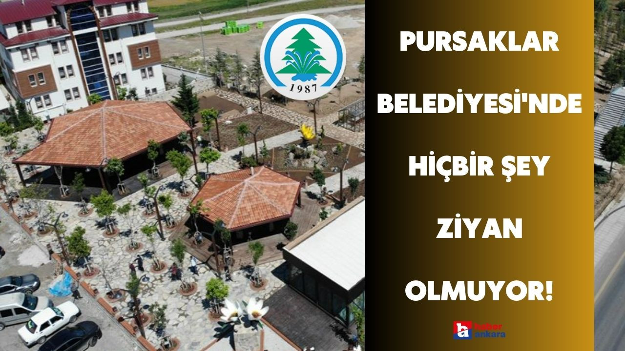 Pursaklar Belediyesi'nde hiçbir şey ziyan olmuyor! Buğday hasadından kalan samanlar hayvanlara yem oluyor