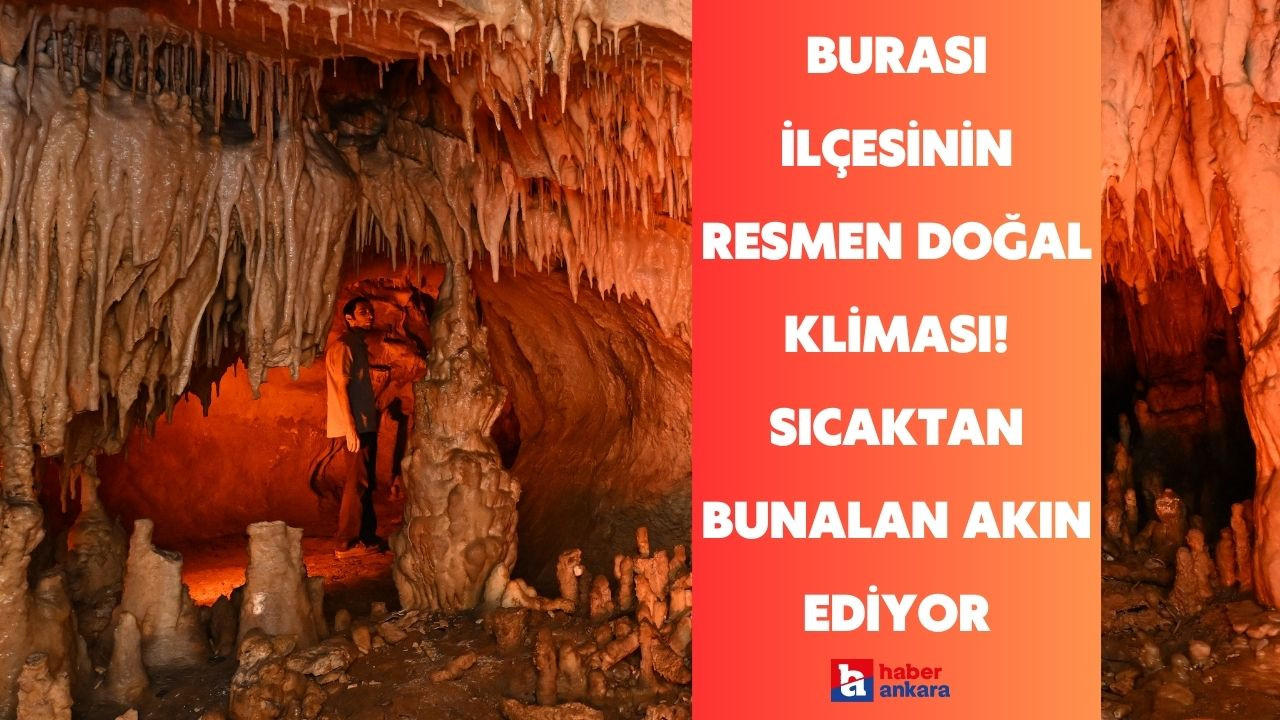 Ankara'nın o ilçesinin resmen doğal kliması! Sıcaktan bunalan akın ediyor hemen keşfedin