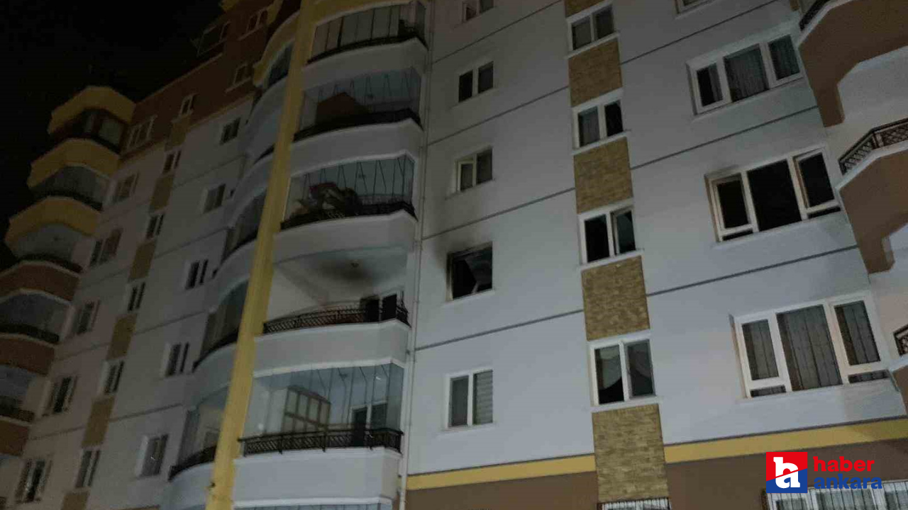 Etimesgut'ta apartmanda çıkan yangın paniğe neden oldu!