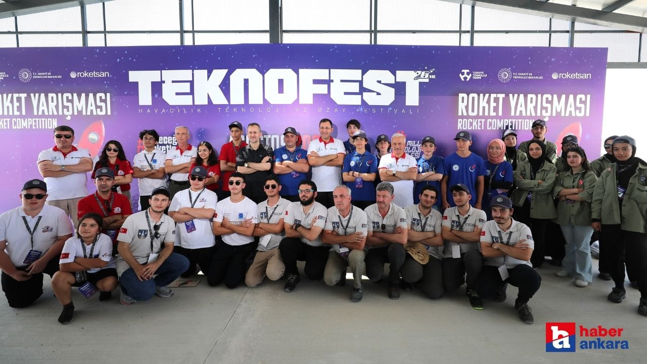 Ankara'da TEKNOFEST kapsamında düzenlenen Roket Yarışması devam ediyor!