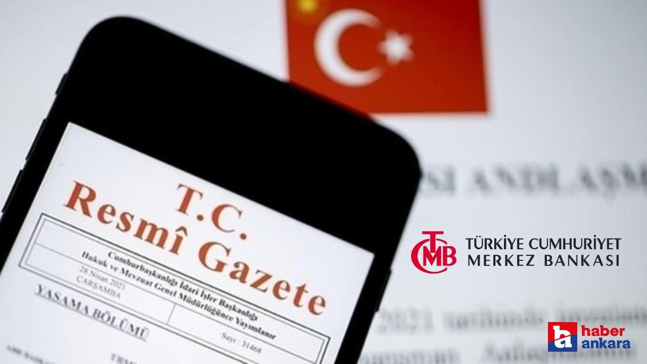 Resmi Gazete'de az önce yayımlandı! TCMB'den TL mevduata teşvik, KKM payına sınırlama