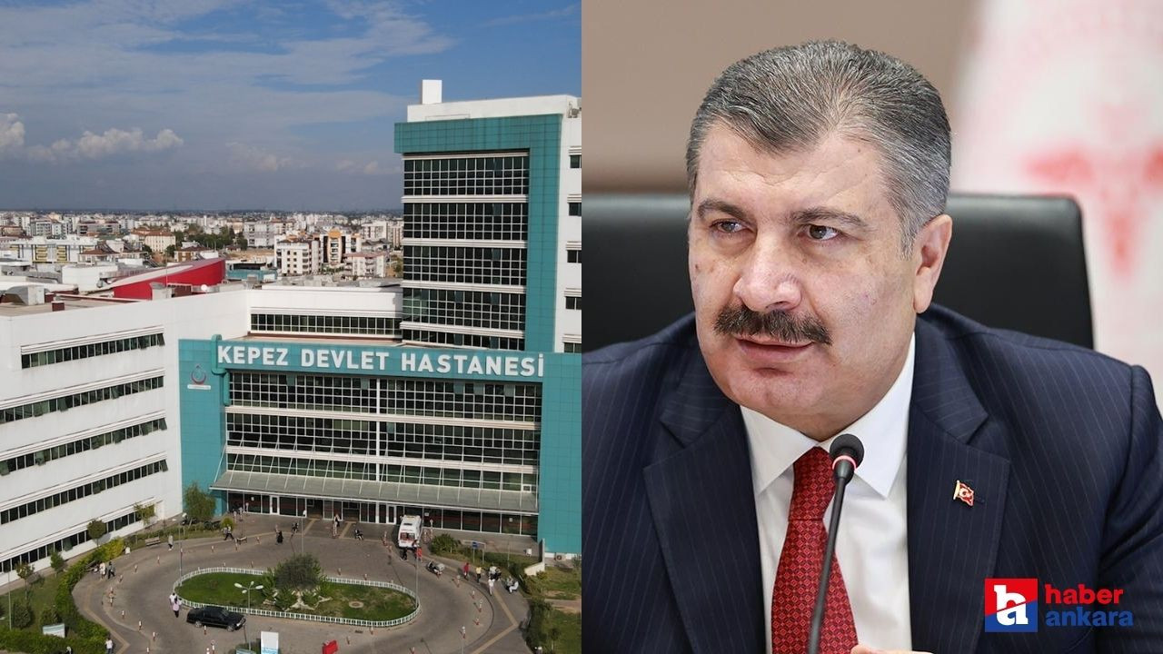 Bakan Koca'dan Kepez Devlet Hastanesi'nde hizmet veren diyaliz ünitesine ilişkin paylaşım!