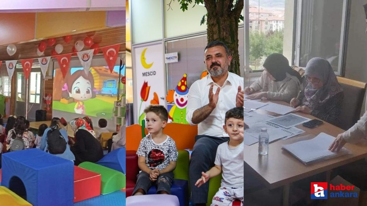 Sincan Belediyesi Anne-Çocuk Oyun Evi, haftalık konak programı Bebek Kütüphanesi etkinlik takvimini paylaştı!