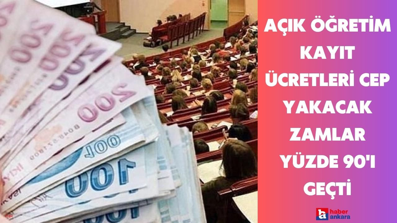 Ankaralı öğrenciler dikkat! Açık öğretim kayıt ücretleri cep yakacak zamlar yüzde 90'ı geçti