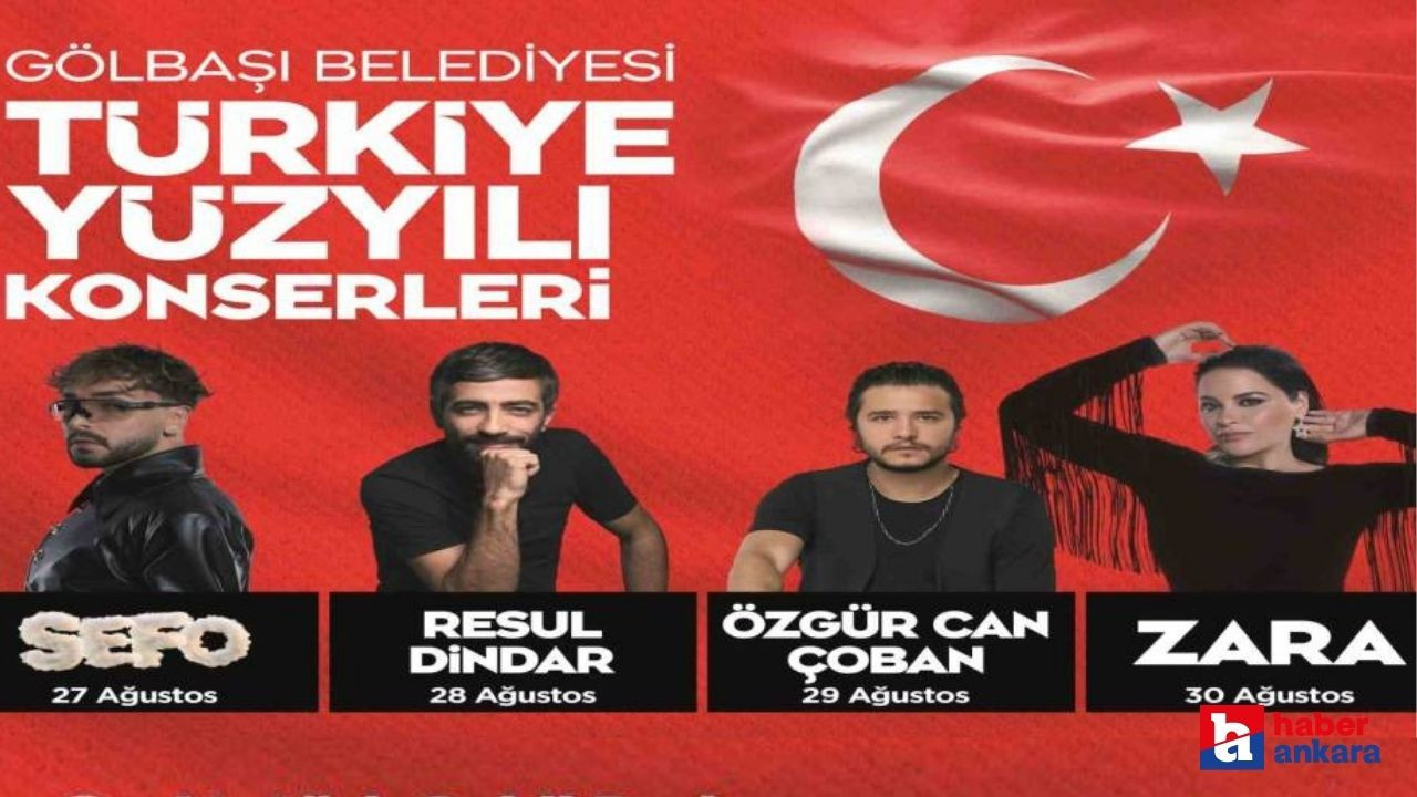 Gölbaşı Belediyesi Türkiye Yüzyılı konserleri düzenleyecek!