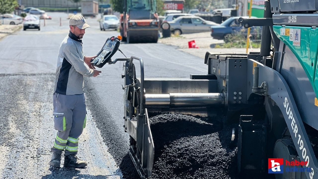 Ankara Büyükşehir Belediyesi, Yenimahalle’de altyapı düzenlemelerine hız veriyor!