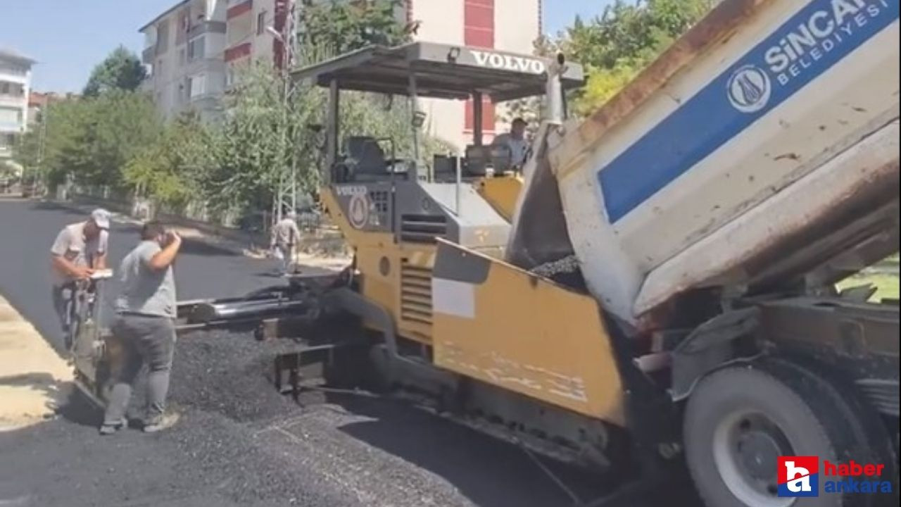 Sincan'da yollar güvenli ve konforlu hale geliyor!