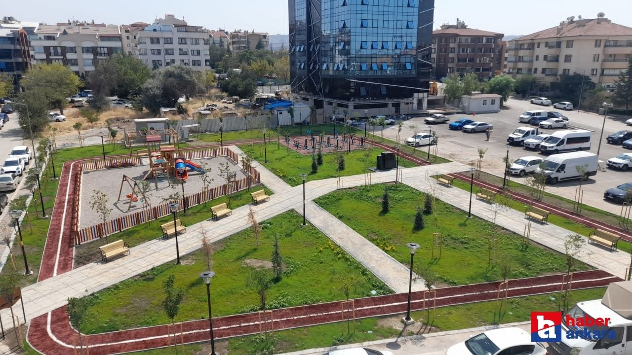 Çankaya ilçesinde belediyenin girişimleri ile 8 yeni park açılışı yapılacak