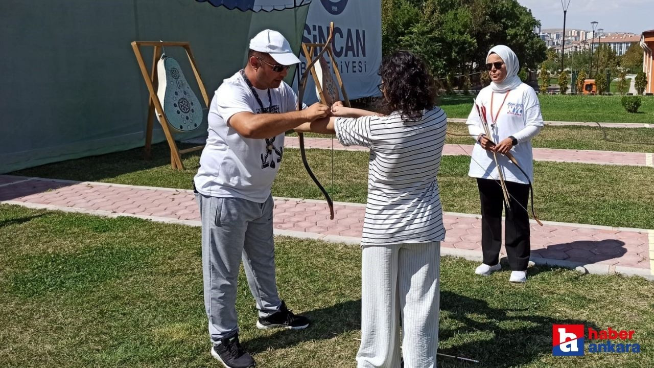 Sincan Belediyesi Geleneksel Okçuluk Kursu'na yoğun ilgi!