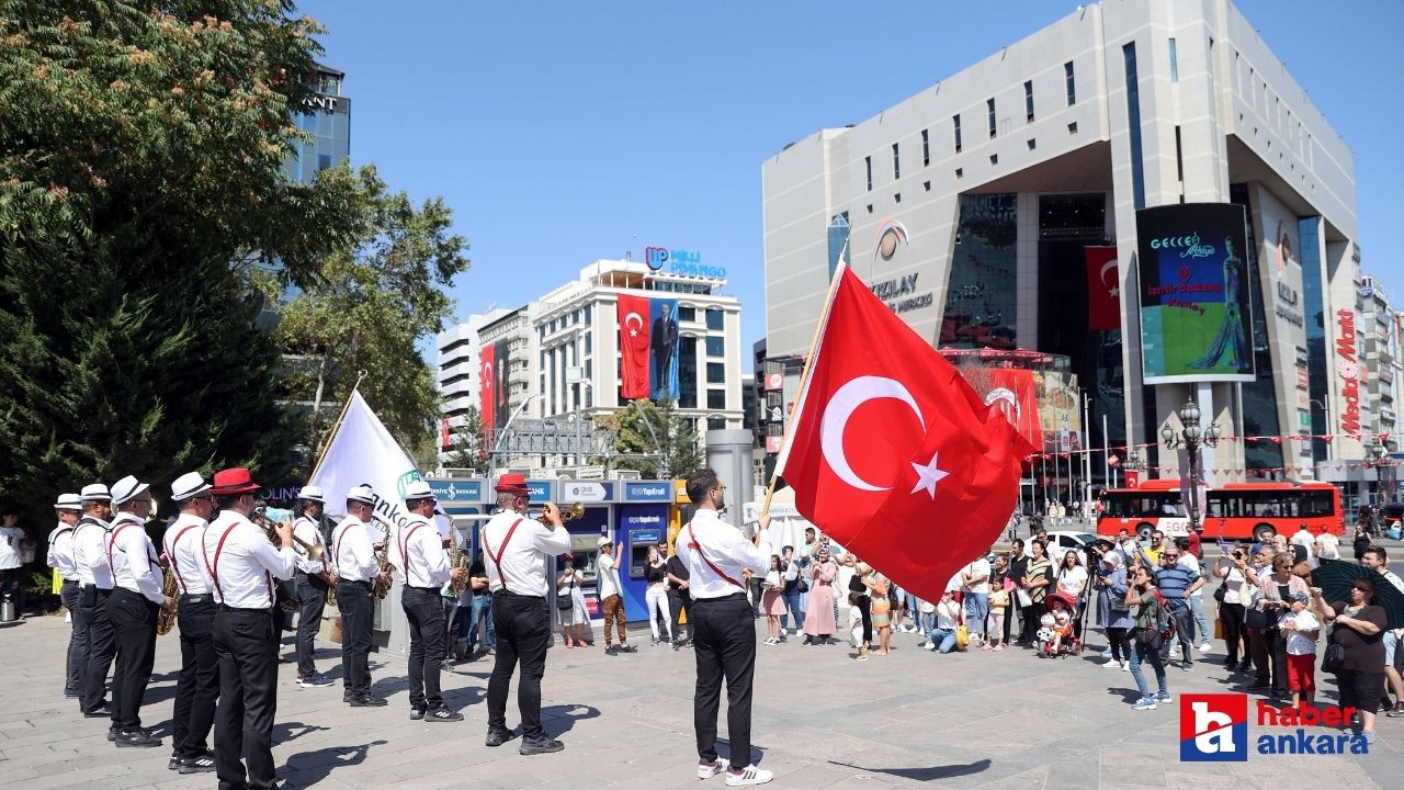 Kızılay'da 30 Ağustos Zafer Bayramı coşkusu!