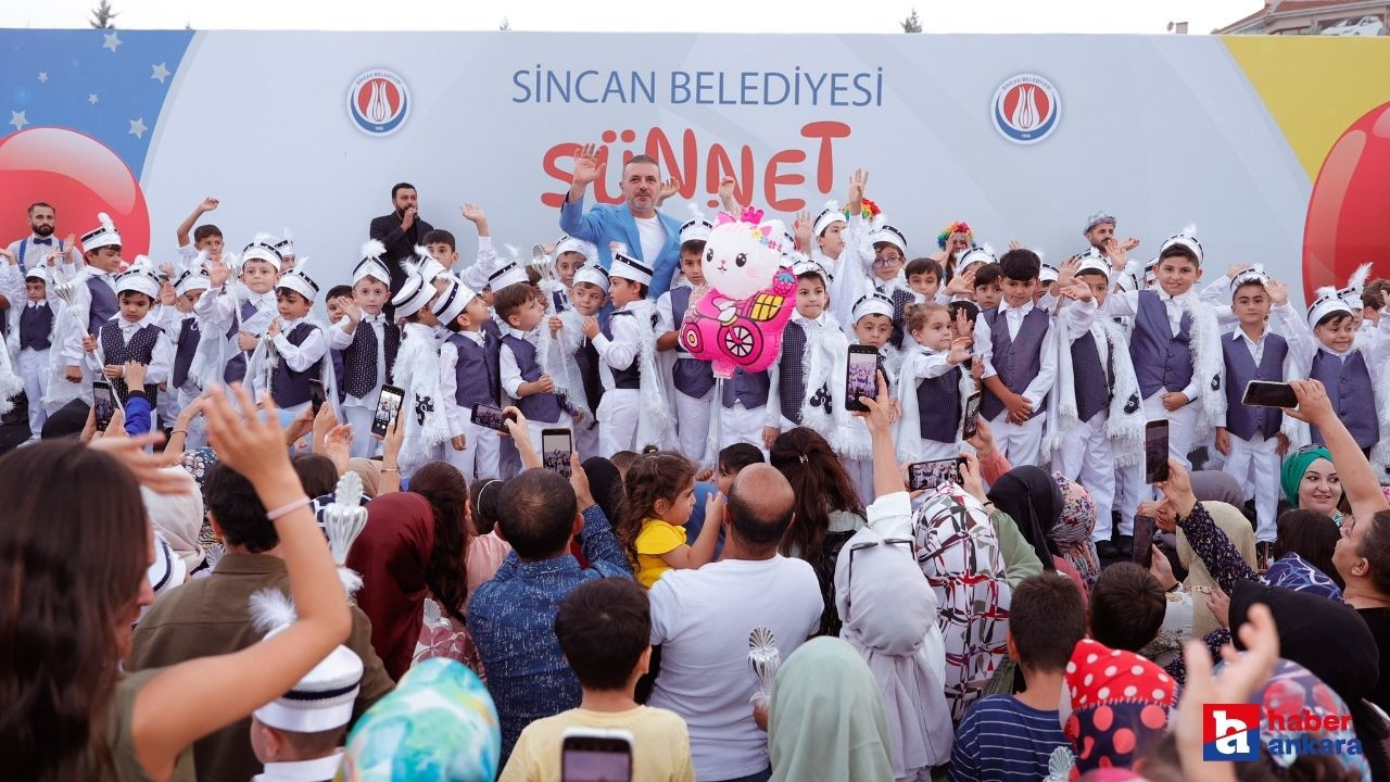 Sincan'da 540 çocuk sünnet şöleninde buluştu!