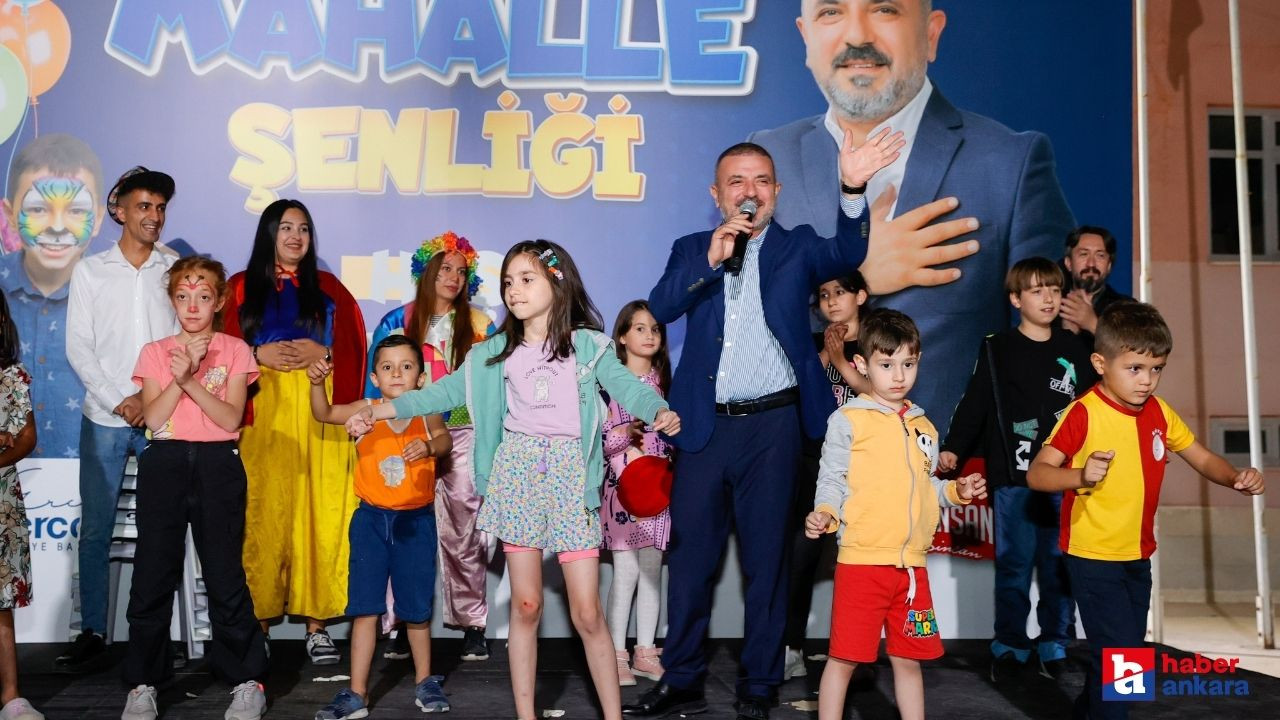 Sincan Belediyesi, Mahalle Şenliği ile aileleri ve çocukları buluşturdu!