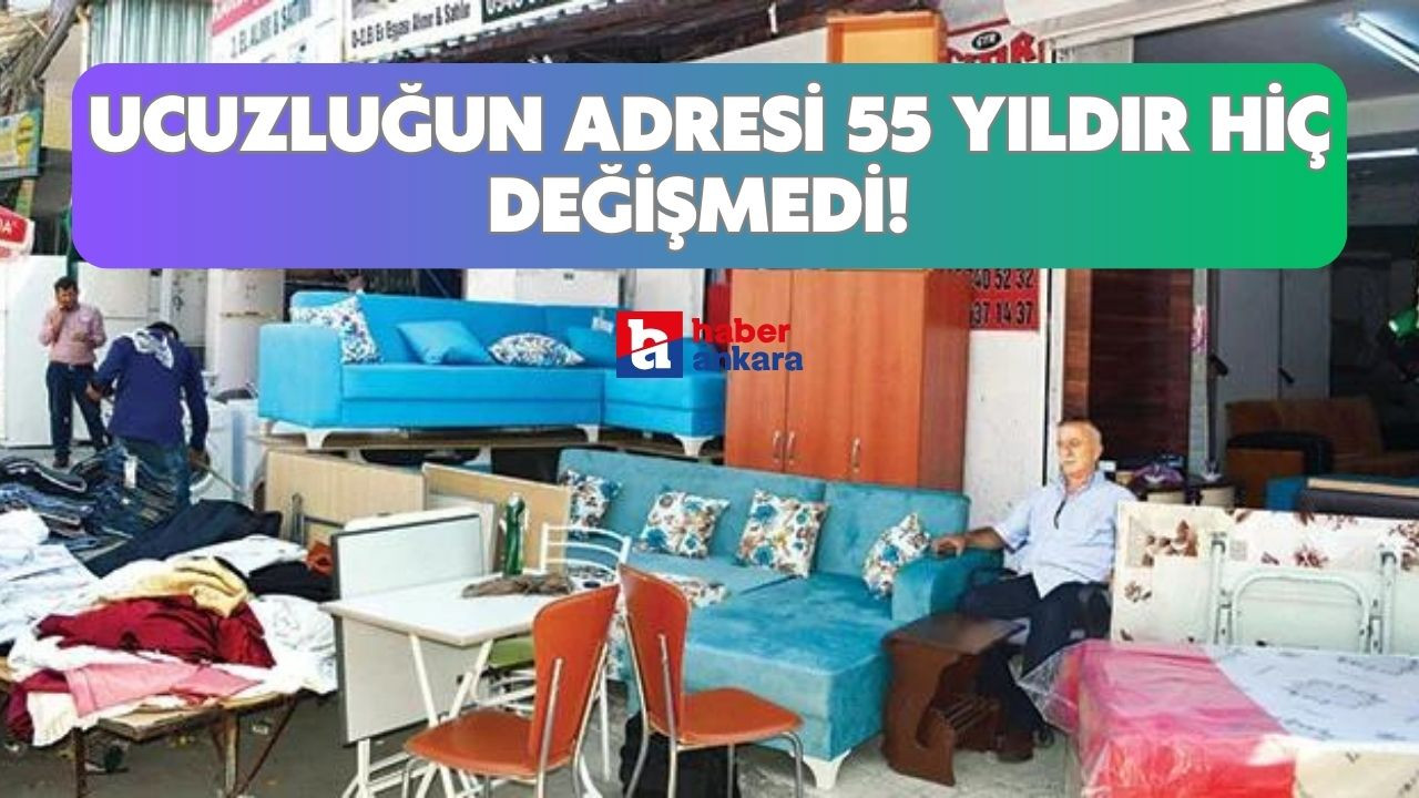 Ankara'da ucuzluğun adresi 55 yıldır hiç değişmedi! Öğrenciden dar gelirliye herkes buradan alışveriş yapıyor