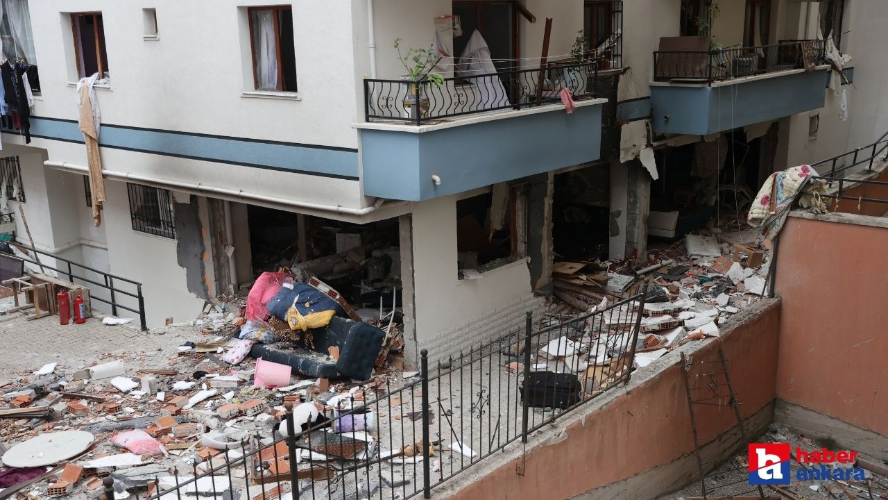 Başkentte 1 kişinin öldüğü binadaki patlamaya açık unutulan ocak neden oldu