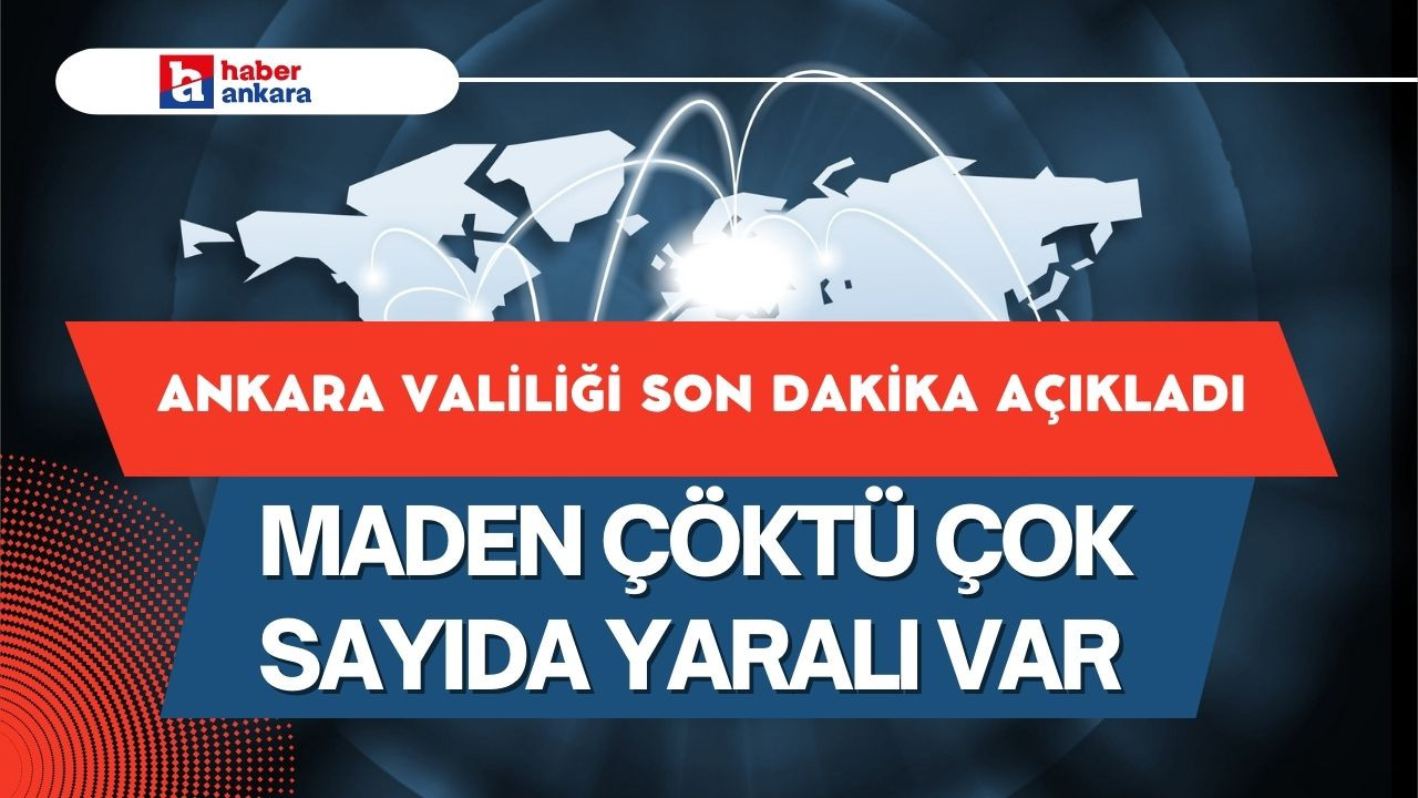 Son dakika Beypazarı'nda madende çökme! 15 işçi yaralandı!