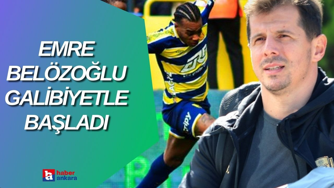 Emre Belözoğlu galibiyetle başladı