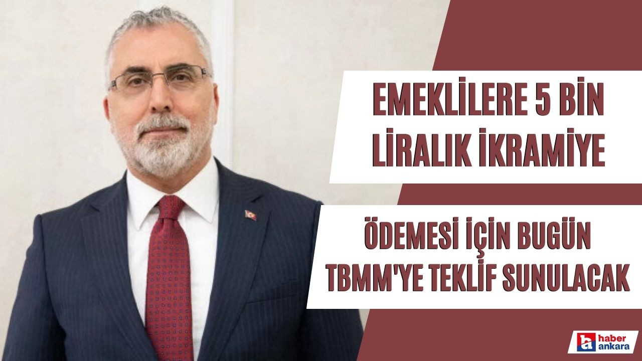 YASAL SÜREÇ BAŞLIYOR! Bakan Işıkhan, emeklilere 5 bin liralık ikramiye ödemesi için TBMM'yi işaret etti!