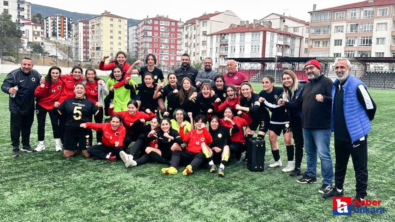 Gençlerbirliği Kadın Futbol takımı ikinci lige çıktı