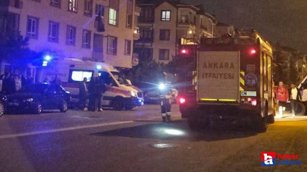 Ankara Keçiören'de aşağı inerken duramayan araç binanın otoparkına girdi! 1 kişi yaralandı