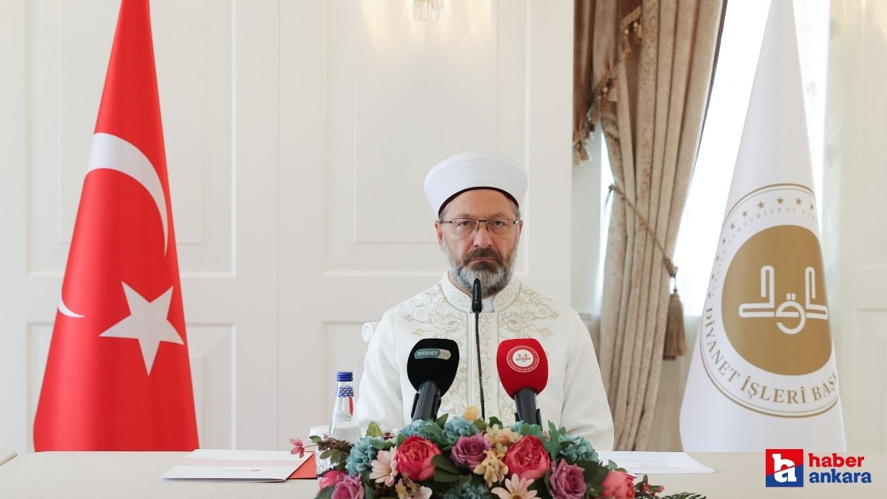 Diyanet İşleri Başkanlığı Filistin ve Gazze için acil toplantı düzenledi