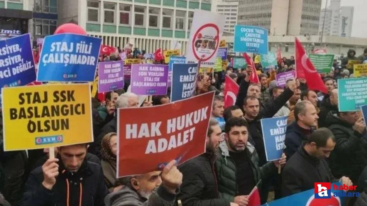 Staj ve Çıraklık Mağdurları seslerini duyurmak üzere meydanlara iniyor!