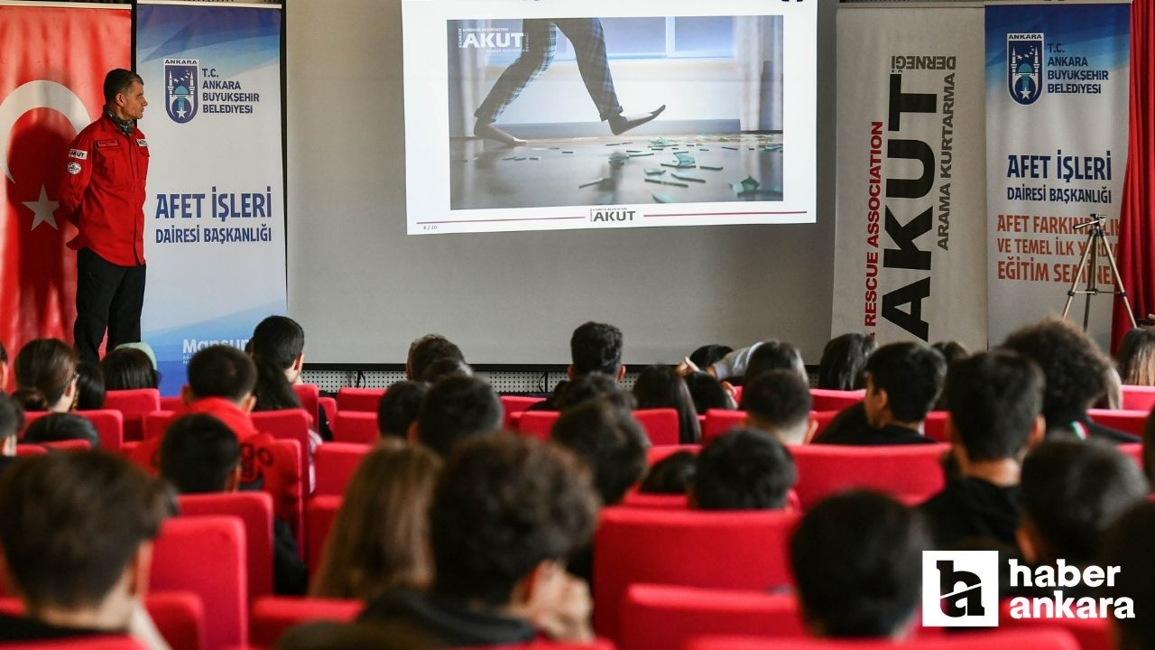Ankara Büyükşehir Belediyesi'nden afet farkındalık ve temel ilk yardım eğitimi
