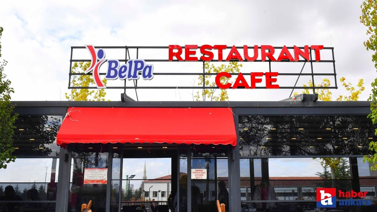 Ankaralılar Gazi Park'ta BelPa Cafe ve Restaurant ile ağırlanmaya devam ediyor