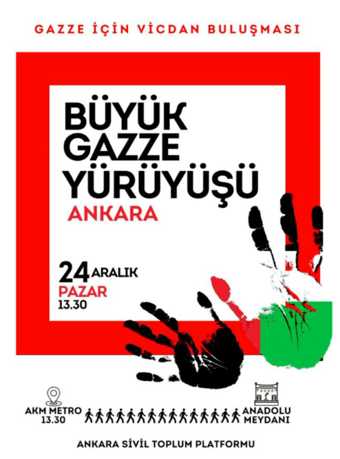 Ankara'da düzenlenecek Büyük Gazze Yürüyüşü ve Mitingine Sincan Belediyesi'nden davet! - Resim : 2