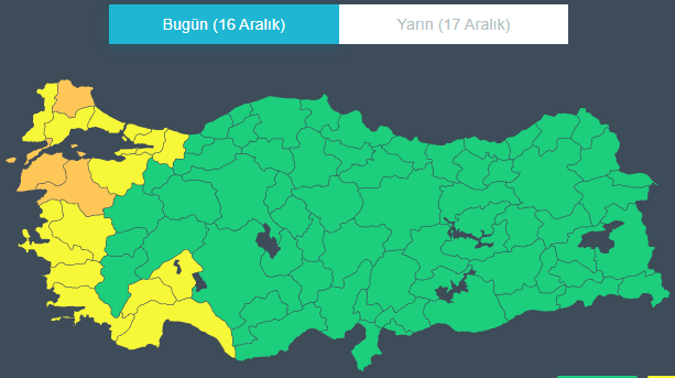 O ilde yaşayanlar dikkat! 17 il için Meteorolojik uyarı geldi