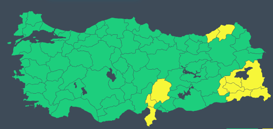 Kar resmen kapıya dayandı! Meteoroloji'den 11 il için sarı kodlu sağanak yağış uyarısı verildi