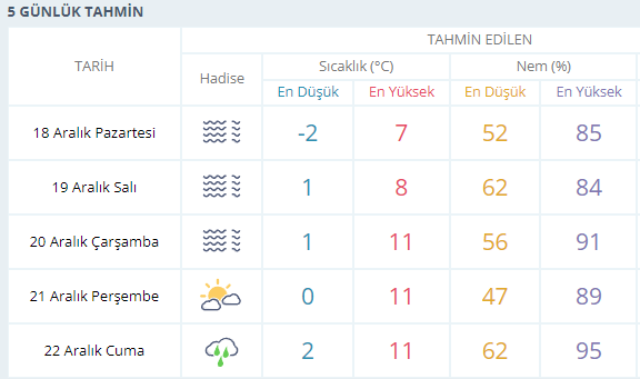 Sisli havaya hazır olun! Ankara için 5 günlük hava durumu yayımlandı