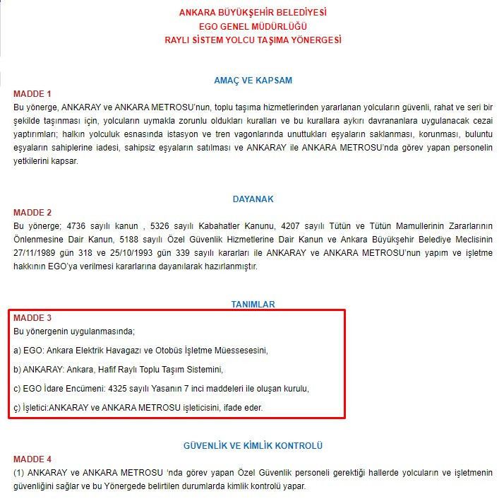 Toplu taşıma kullanan Ankaralılar bu cezadan haberiniz bile yok! EGO 50 tam bilet tutarında ceza kesiyor aman dikkat