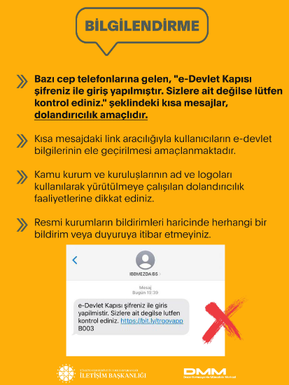 İletişim Başkanlığı'ndan dolandırıcılık uyarısı!